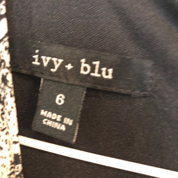 Ivy & Blu Ruched Dress Size 6 - Picture 3 of 7